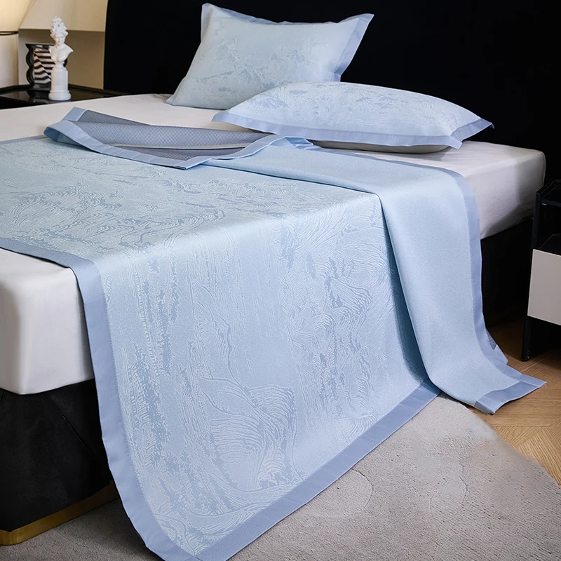 【芸裕家居】烟岚夏榻山水凉席三件套25LX002