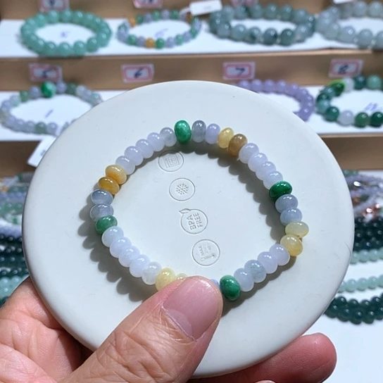 翡翠未镶嵌手链18