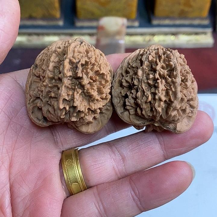 寿山石印石精品麻核桃