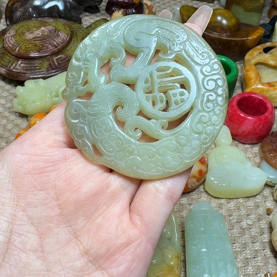 吊坠白玉菩提挂件