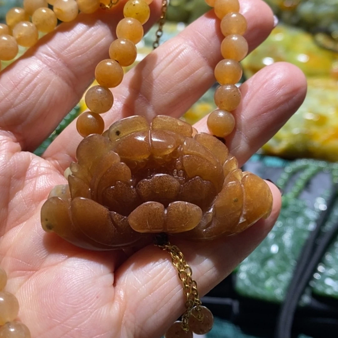 【闪购商品】岫玉毛衣链未镶嵌