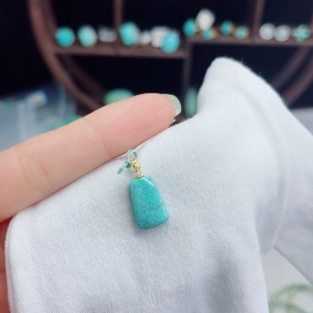 绿松石18K金镶嵌绿松石