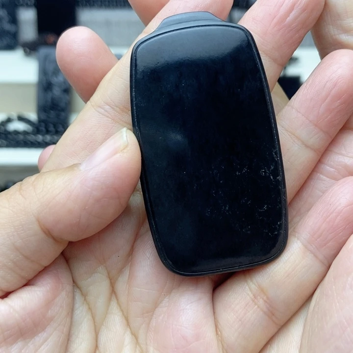 未镶嵌手链和田玉面包无事牌