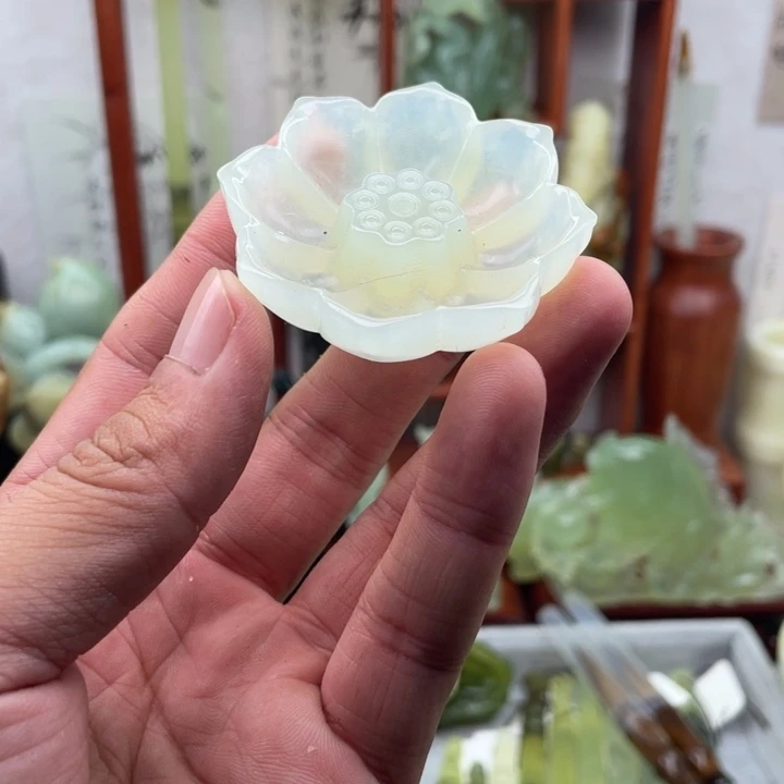 岫玉未镶嵌四大名玉香插