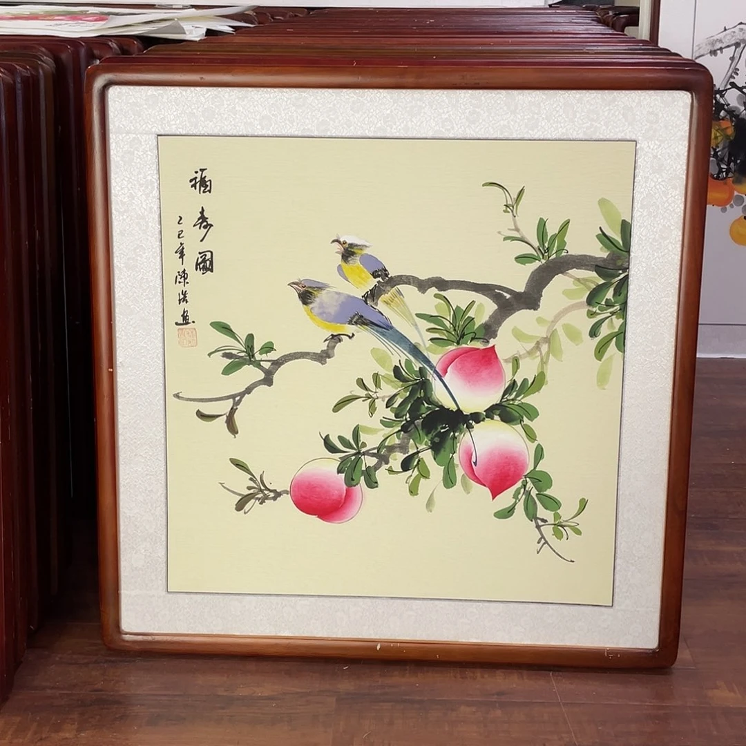 国画带框尺寸63*63厘米