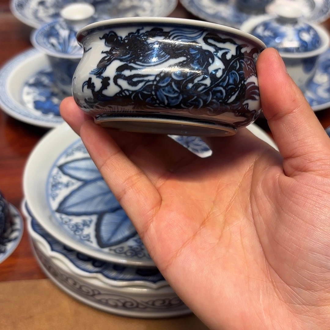 和****杯子景德镇手绘茶具微瑕