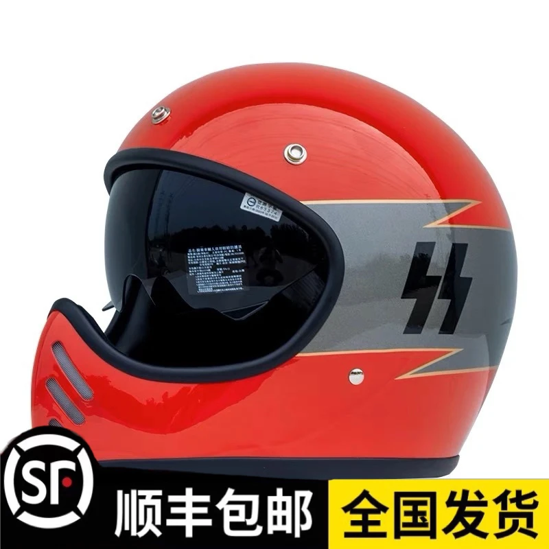 Active Region台湾AR头盔摩托车全盔俱乐部风格机车安全帽山车盔