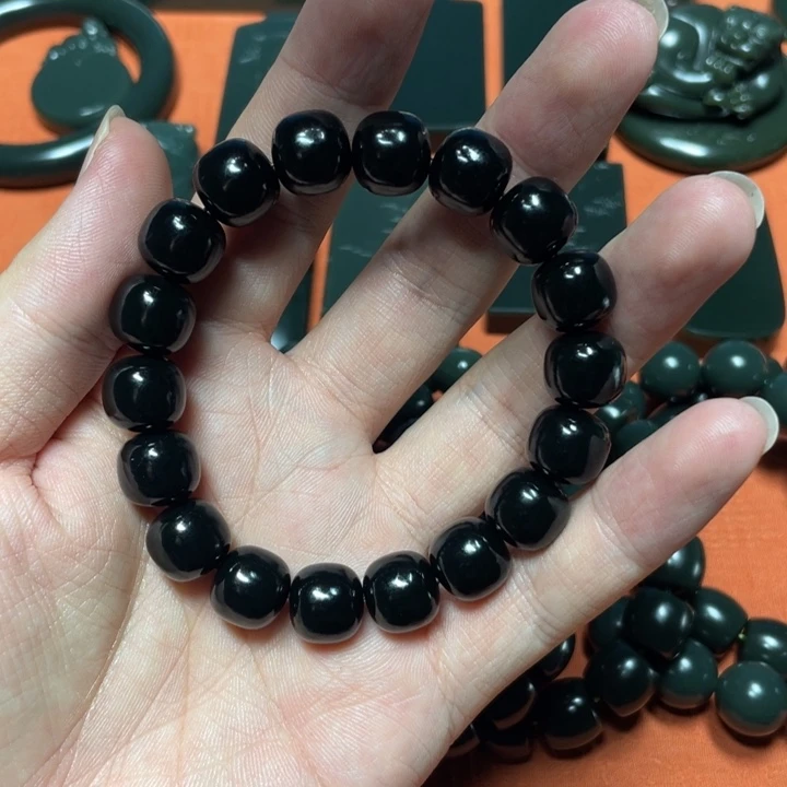 环***装和田玉(青玉)未镶嵌颈饰
