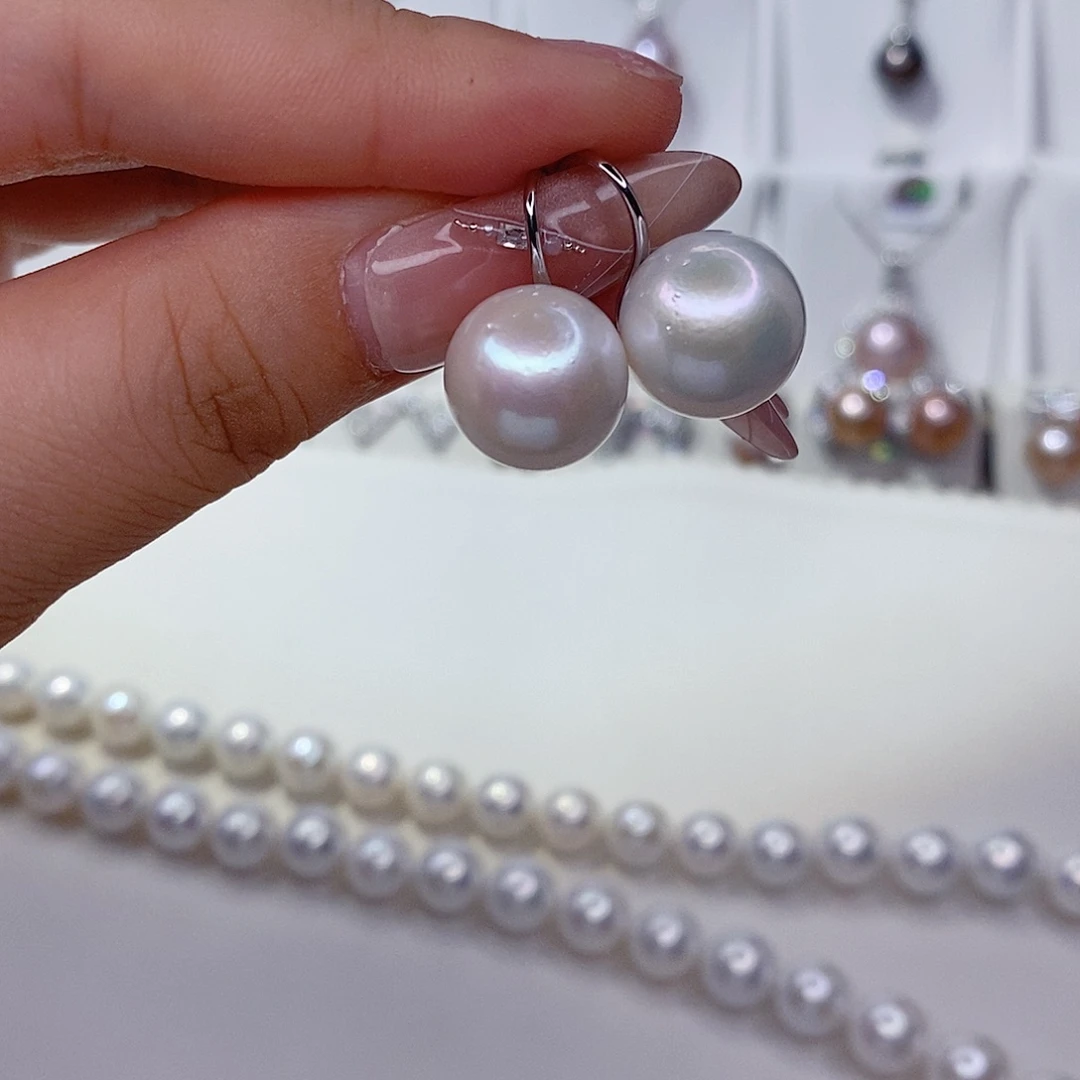 淡水珍珠耳饰未镶嵌13➕