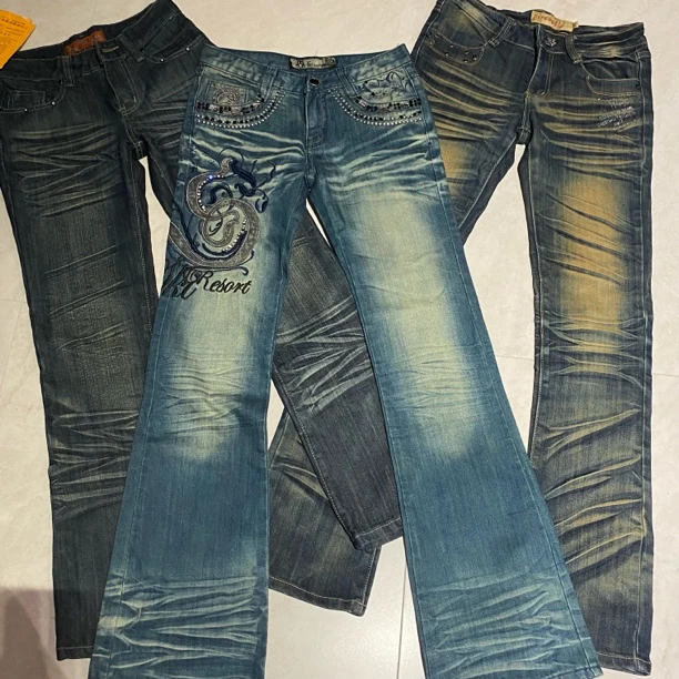 古着vintage美式辣妹牛仔裤（默认微瑕 完美主义慎拍）专拍