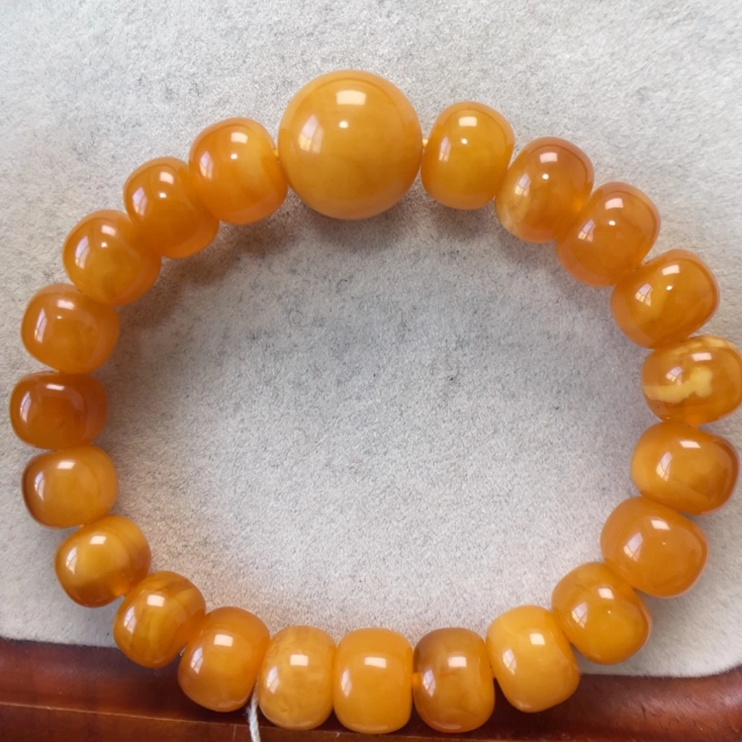 蜜蜡未镶嵌手串蜜蜡
