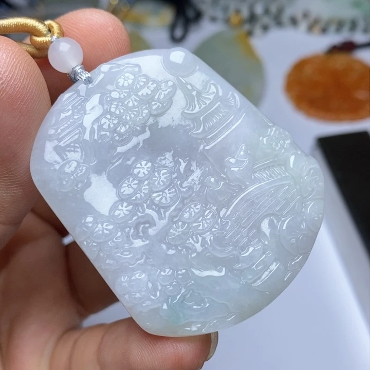 颈饰未镶嵌翡翠翡翠