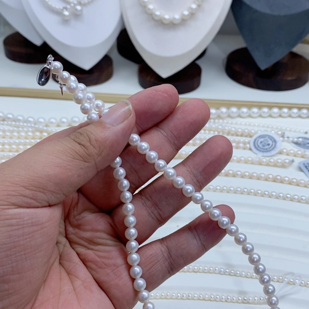 许***＇颈饰银S925镶嵌淡水珍珠