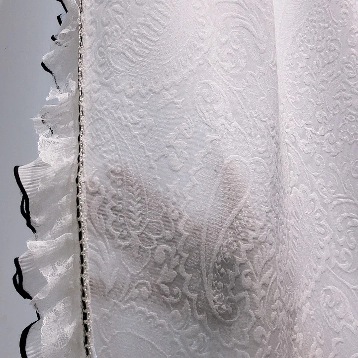 乳胶白色欧花6✖️2.7