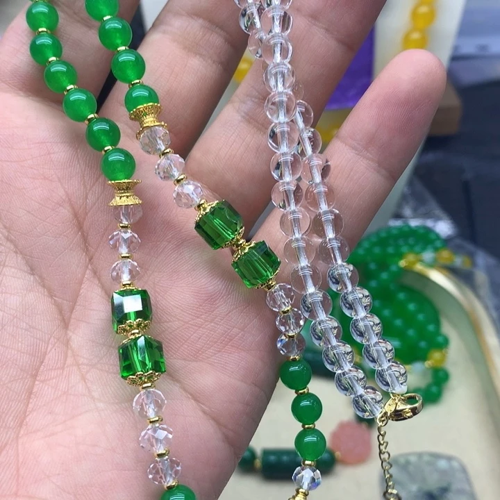 银S925镶嵌颈饰水晶吊坠