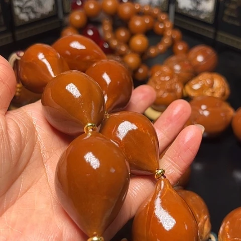 雪***飘手串/手链橄榄核素核