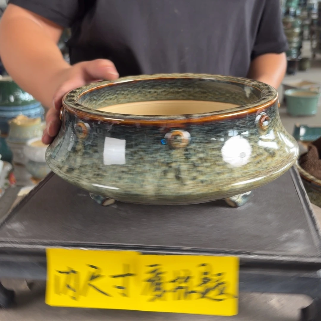 。一风堂石湾花盆 内19*7