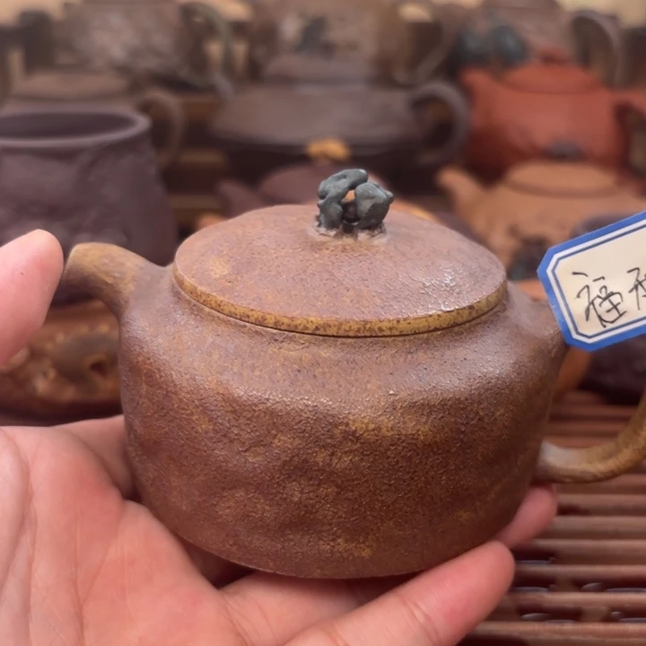 紫砂茶壶隐龙德钟还原烧150c