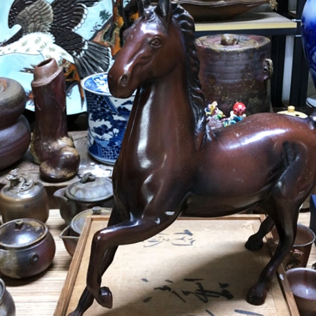 【闪购商品】碗纯铁马摆件