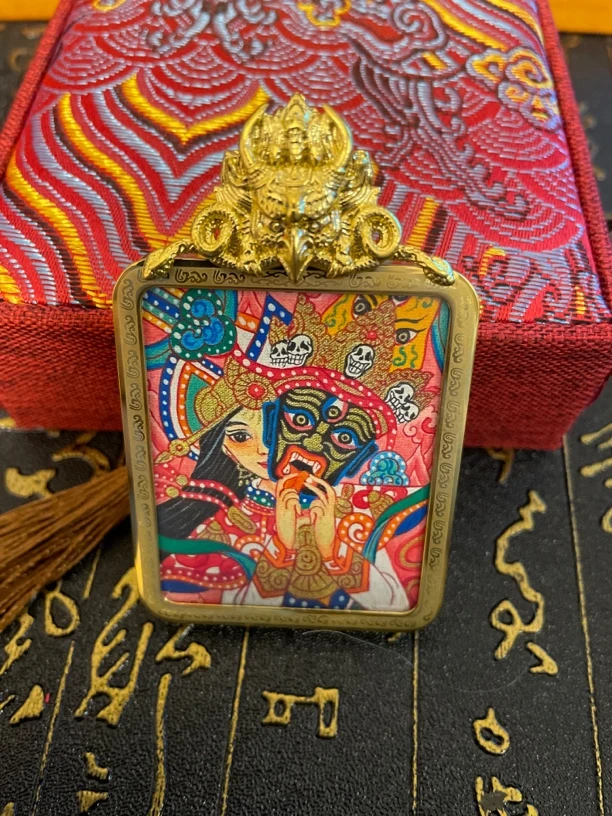 手绘扎基拉姆唐卡