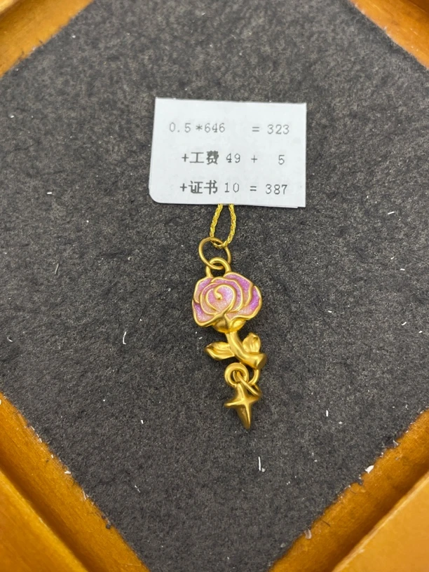 F15050足金999莫奈花园【主图有克重】