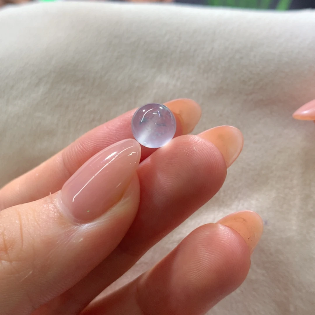 散珠翡翠高冰玻璃飘蓝卡8.4