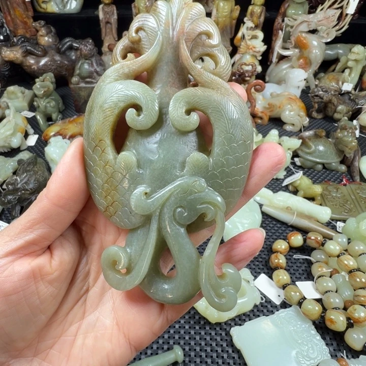 和田玉挂件未镶嵌