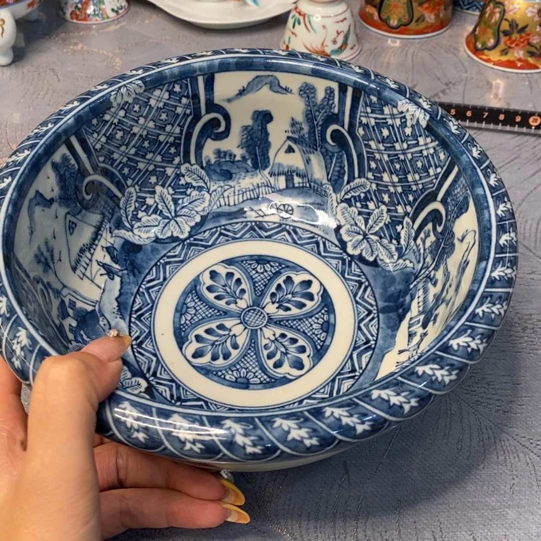 秋***鱼瓷片20 厘米——小杨甄选瓷器