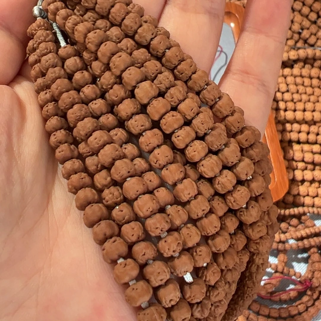 尺寸5小金豆佛手108