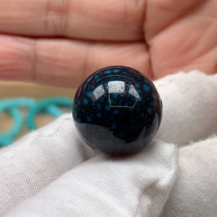 J***h未镶嵌绿松石珠宝奇石直径19.4mm