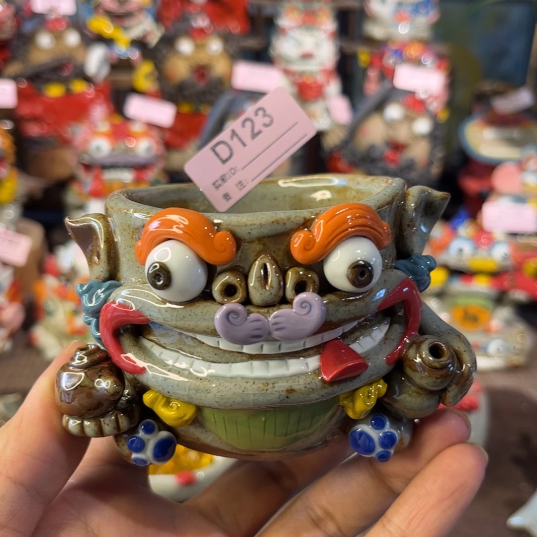 泥塑纯手工茶宠摆件