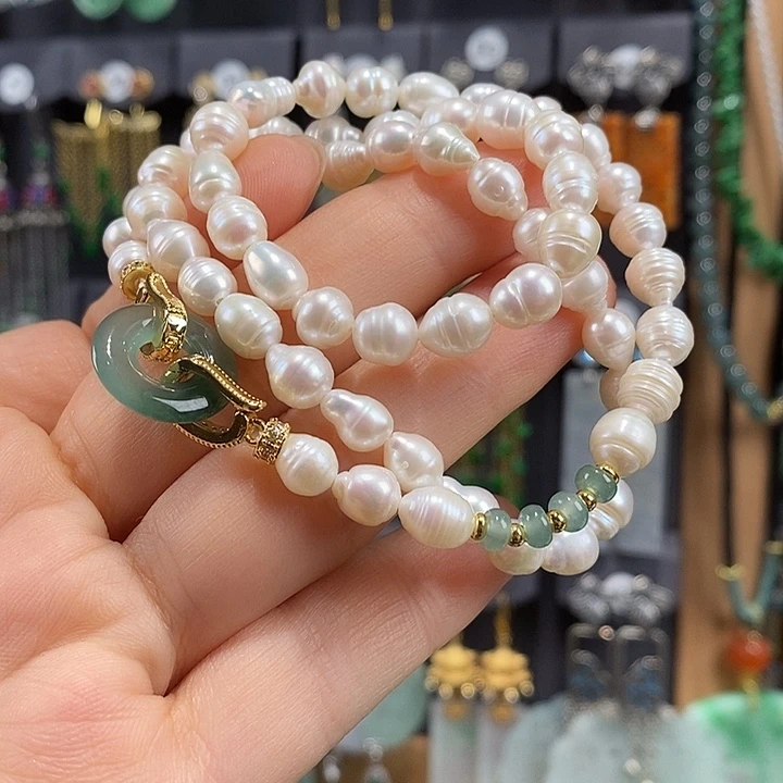 翡翠未镶嵌耳饰翡翠