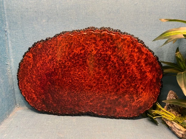 缅甸花梨干泡台茶盘茶几实木家具茶台家用红木尺寸：44*27*1.2