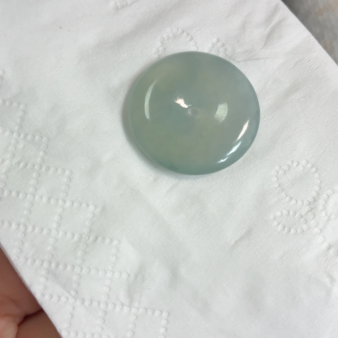 翡翠未镶嵌颈饰翡翠天然A货平安扣