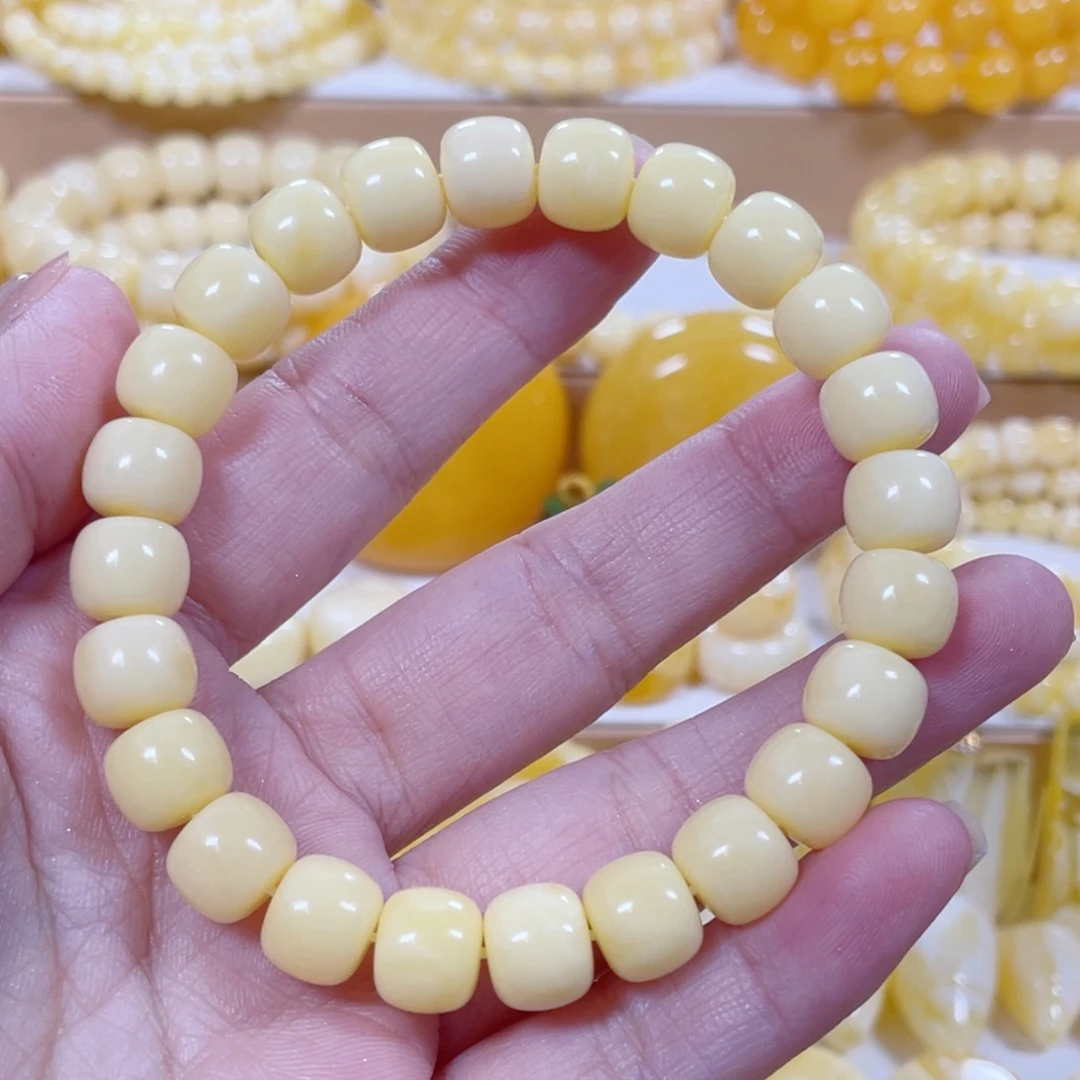 琥珀未镶嵌手链天然蜜蜡