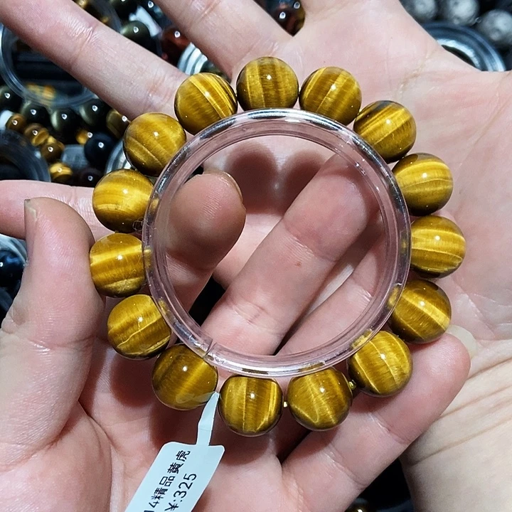 开***妹木变石（虎睛石）未镶嵌手串