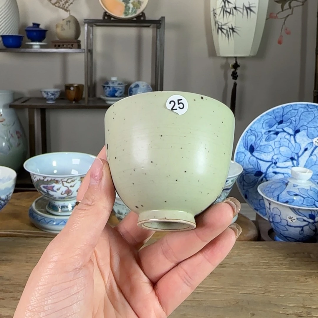 杯景德镇陶瓷柴烧多人