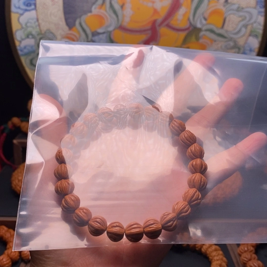 桃核手串用****4龙纹桃核野生籽