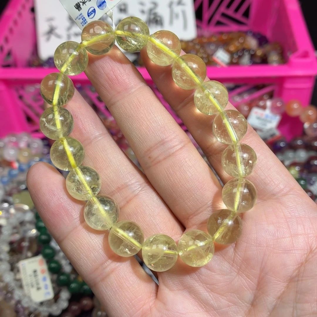 手链未镶嵌水晶卡11.2柠檬黄水晶