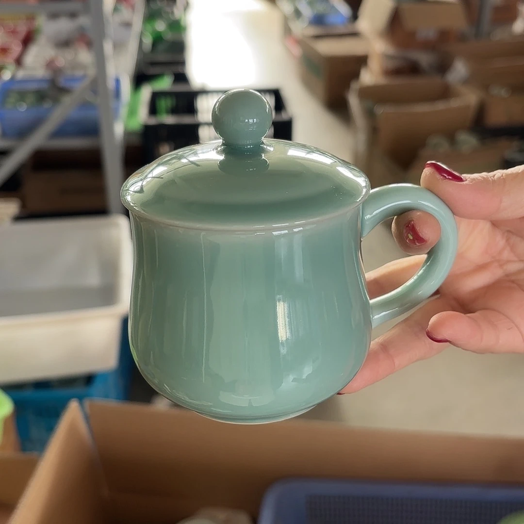 龙泉云间青瓷小米茶器