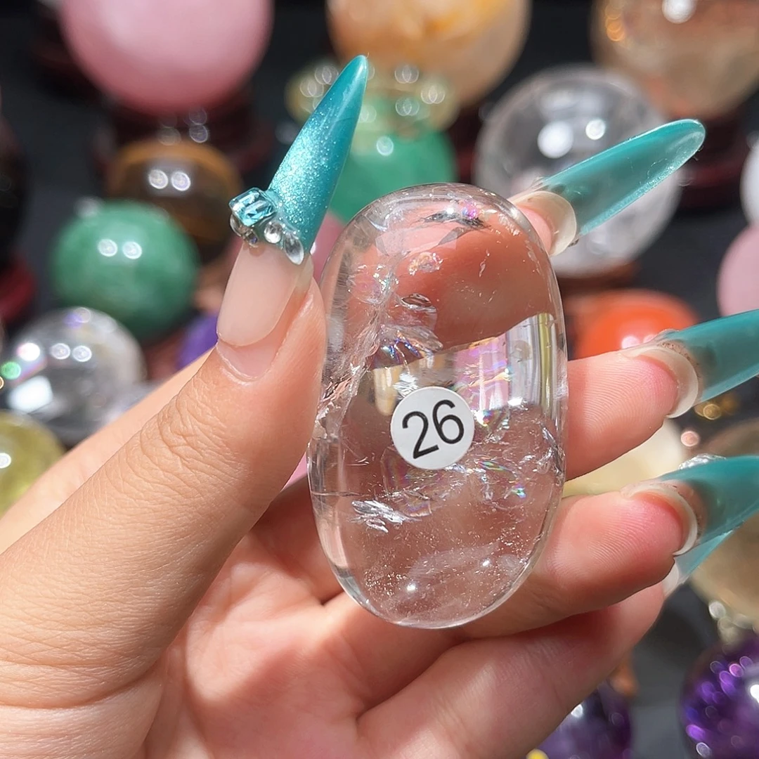 水晶未镶嵌珠宝半成品微瑕