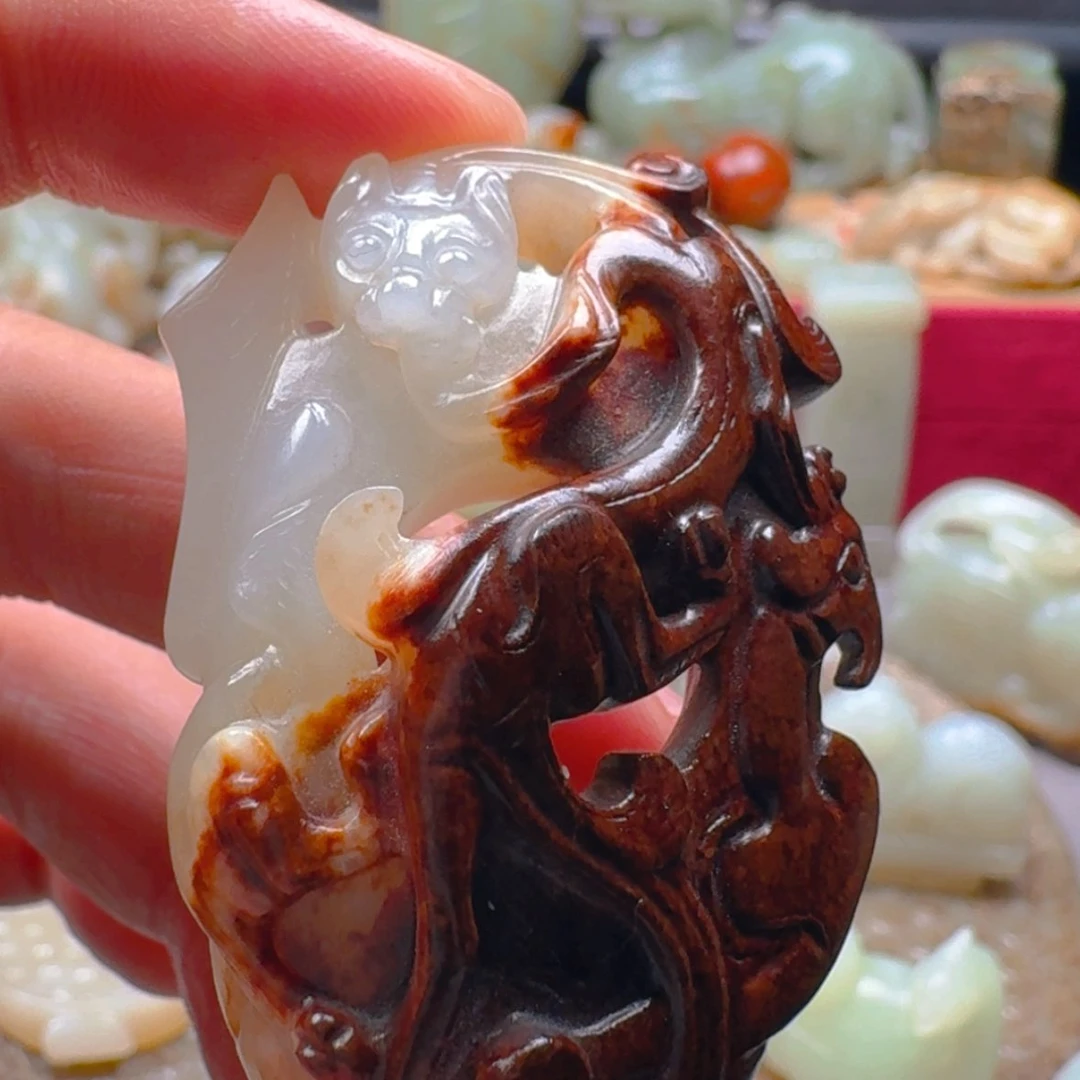 【闪购商品】和田玉车挂未镶嵌?***?