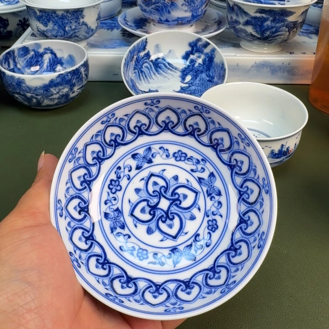 景德镇纯手绘茶具圆圆203