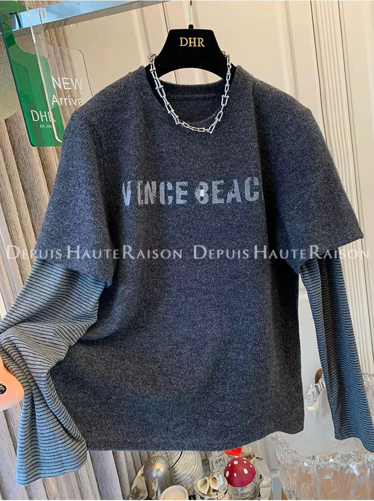 假两件T恤四季款