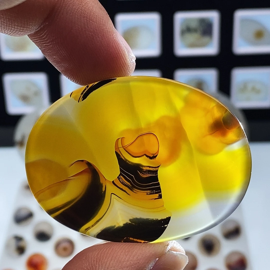 玛瑙/玉髓未镶嵌吊坠(不含链)8