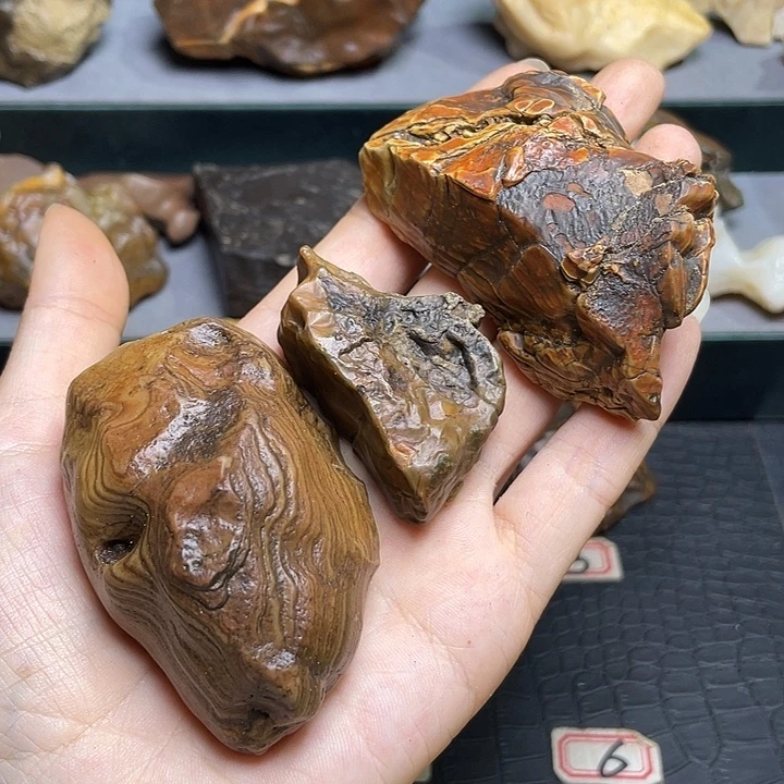 我***托有机玻璃阿拉善戈壁石