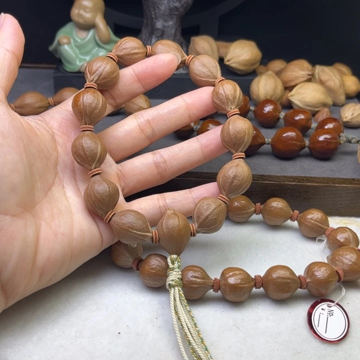 手串/手链橄榄核1.8*2.0原皮三花铁核带三通