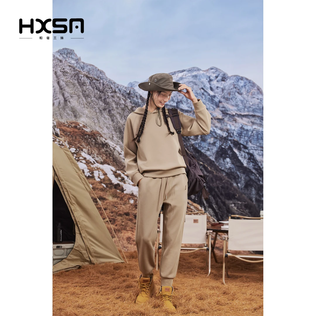 HXSM「三明治空气层卫裤」百搭显瘦秋冬百搭神裤2307