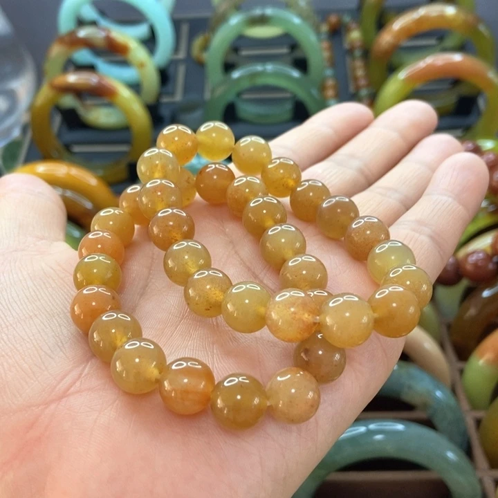 蛇纹石玉手镯未镶嵌香*