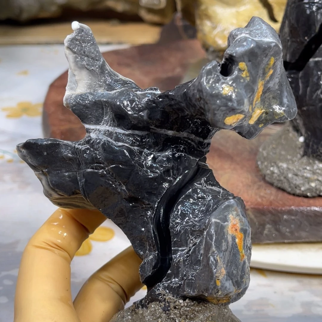 室***锅附石盆景一物一拍